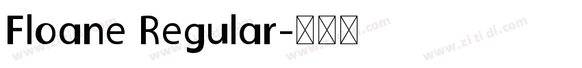 Floane Regular字体转换